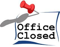 Office closed @ Presbyterian Centre
