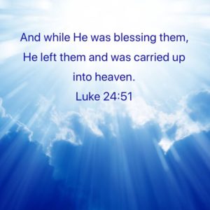 Luke 24 v 51