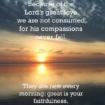 Lamentations 3 verses 22-23