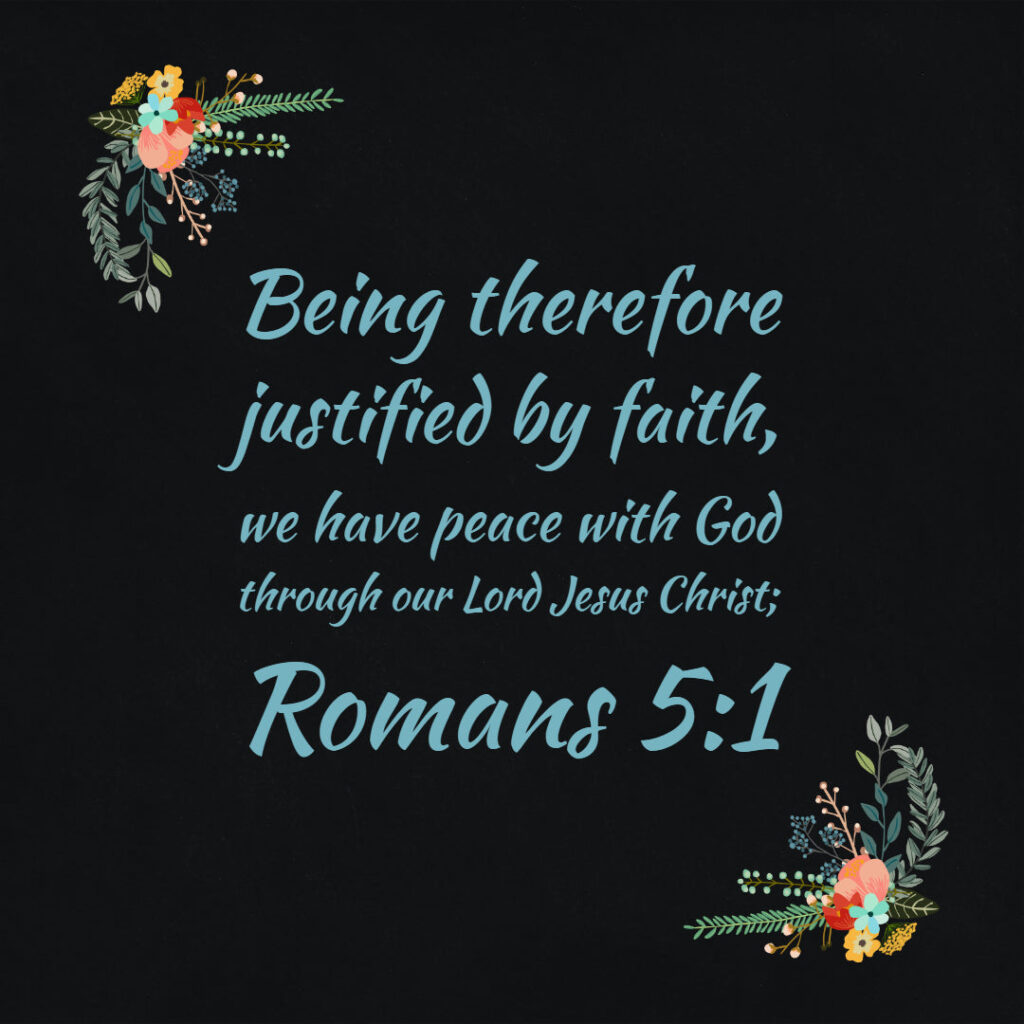 Romans 5 v 1